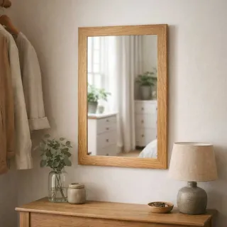 Espejo Madera Clara 50x70