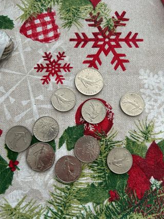 Lote de monedas francesas