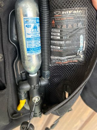 Chaleco Airbag Hípica Hit-air Negro