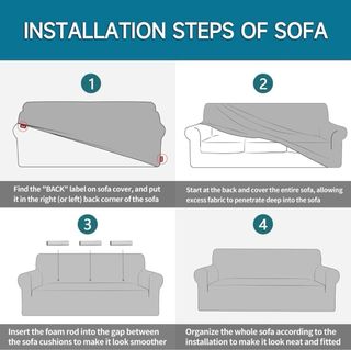 Funda sillón elástica beige nueva