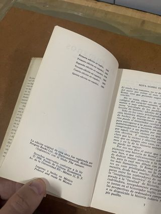 Los romanos breviarios del fondo de cultura