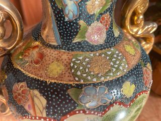 Jarrón Vitaj Cerámica Dorado Multicolor 45 A/41