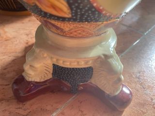 Jarrón Vitaj Cerámica Dorado Multicolor 45 A/41