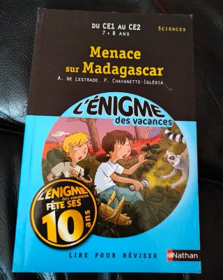 Pack 3 libros lectura francés L'enigme des vacance