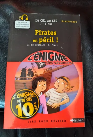 Pack 3 libros lectura francés L'enigme des vacance