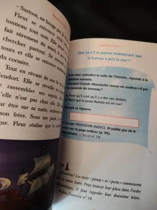 Pack 3 libros lectura francés L'enigme des vacance