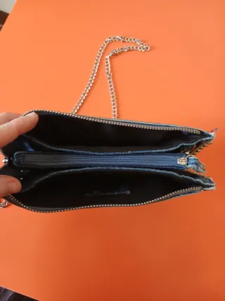 Bolso Zara con cadena y tachuelas