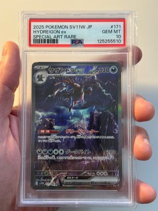 Carta Pokemon PSA 10 Hydreigon ex sv11W 171 SAR JP