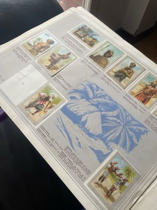 Álbum cromos antiguo 1948 Notre Congo