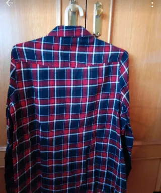 Camisa cuadros leñador invierno