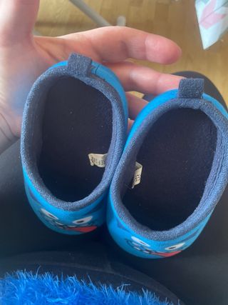Zapatillas de casa azules talla 26
