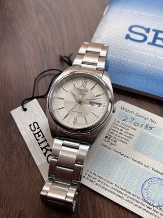 Reloj Seiko SNXA19K Automático Plata Blanco
