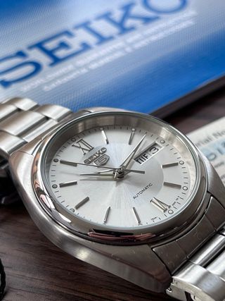 Reloj Seiko SNXA19K Automático Plata Blanco