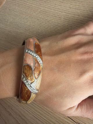 Pulsera Bangle Diseño Geométrico