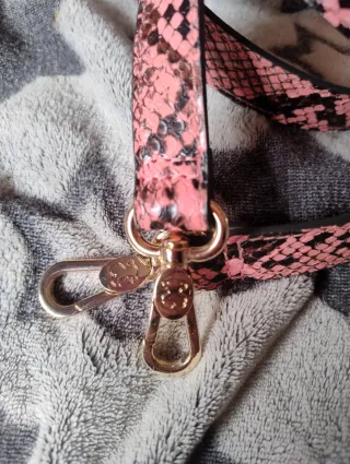 Bolso Capazo Tous Rosa Piel Serpiente