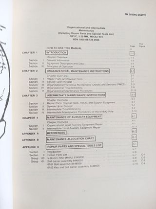 Manual M16 US Marine Corps