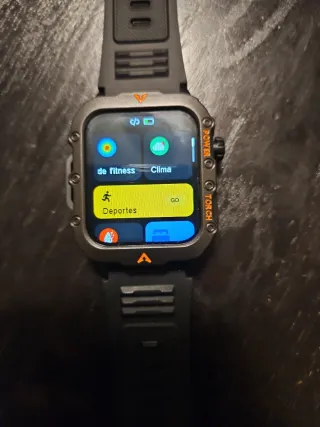 Smartwatch Negro caja de plástico