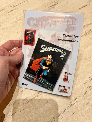 Superman II album cromos MINIATURA