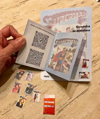 Superman II album cromos MINIATURA