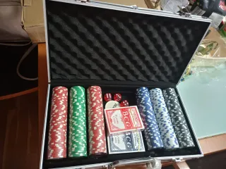 Maletín Póker Fichas y Cartas Nuevo