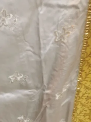 Casula Sacerdote raso Bianca e Oro