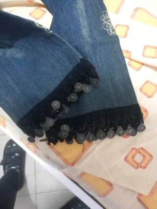 Jeans donna Ginz decorati