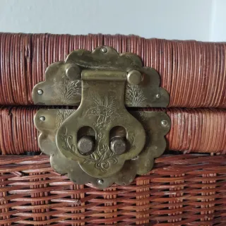 BAÚL DE MIMBRE VINTAGE