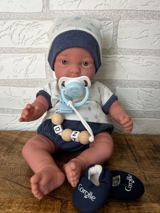 Muñeco Reborn Arias Elegance de 28cm + Trajecito