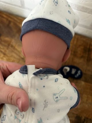 Muñeco Reborn Arias Elegance de 28cm + Trajecito