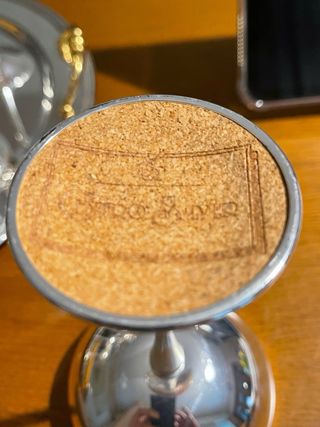 N. 6 Coppe Campagne Argento e Oro con Vass