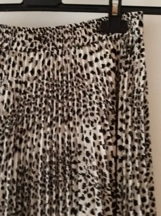 Gonna plissé maculata taglia S