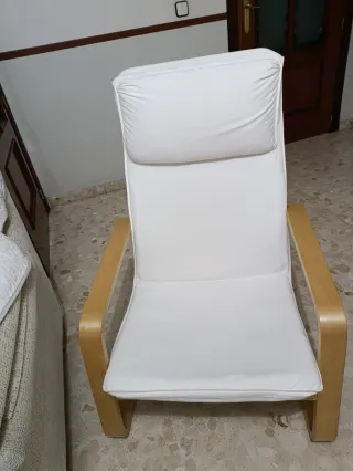 Sillón individual blanco