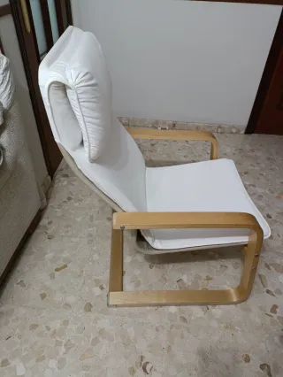 Sillón individual blanco