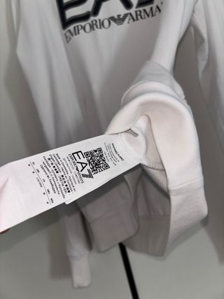 Sudadera EA7 Emporio Armani Blanca