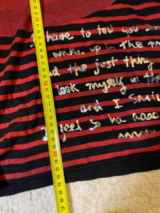 Jersey Desigual rayas y estampado