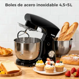 Batidora YASHE 1500W 4.5L + 5L Doble Bol