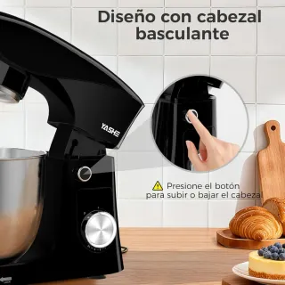 Batidora YASHE 1500W 4.5L + 5L Doble Bol