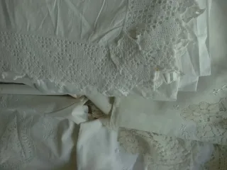 14 Sábanas antiguas, 12 fundas almohadas