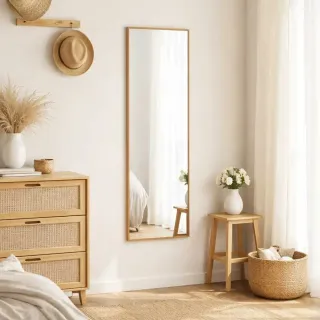 Espejo Pared Roble 31x81