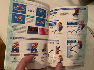 Super Mario 64 juego y manual N64
