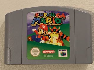 Super Mario 64 juego y manual N64