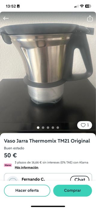 Jarra Thermomix TM20