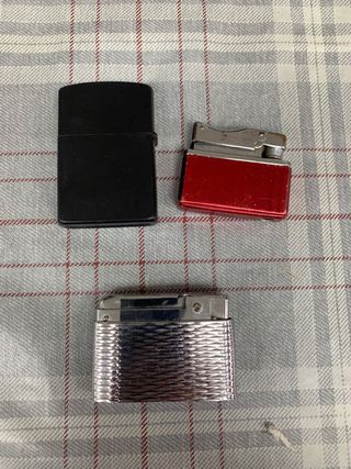 Lote 3 mecheros antiguos