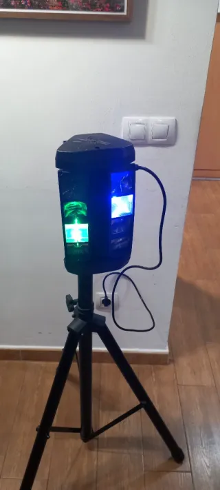 Torre de luces LED con trípode