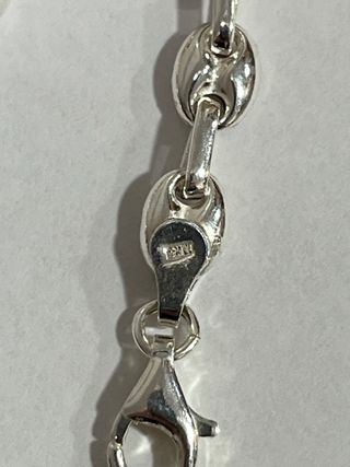 Cadena Plata 925 Calabrote y bandeja y cestos