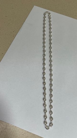 Cadena Plata 925 Calabrote y bandeja y cestos