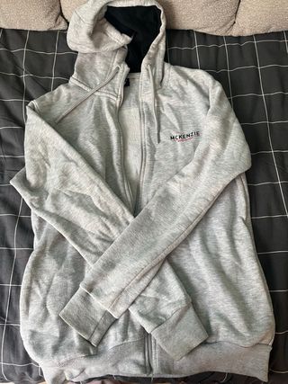 Sudadera McKenzie gris con cremallera
