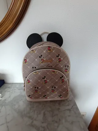 Mochila Disney Mickey Mouse Beige