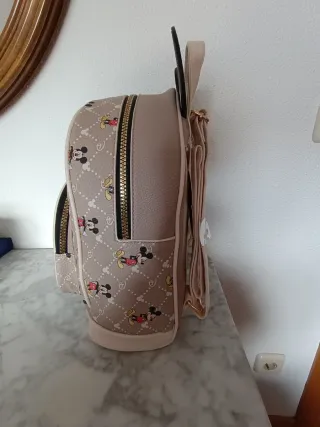 Mochila Disney Mickey Mouse Beige