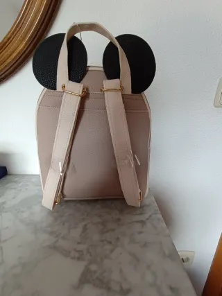 Mochila Disney Mickey Mouse Beige